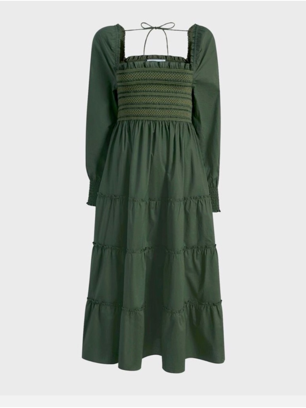 Hill House Naomi Nap Dress - Leaf Green
